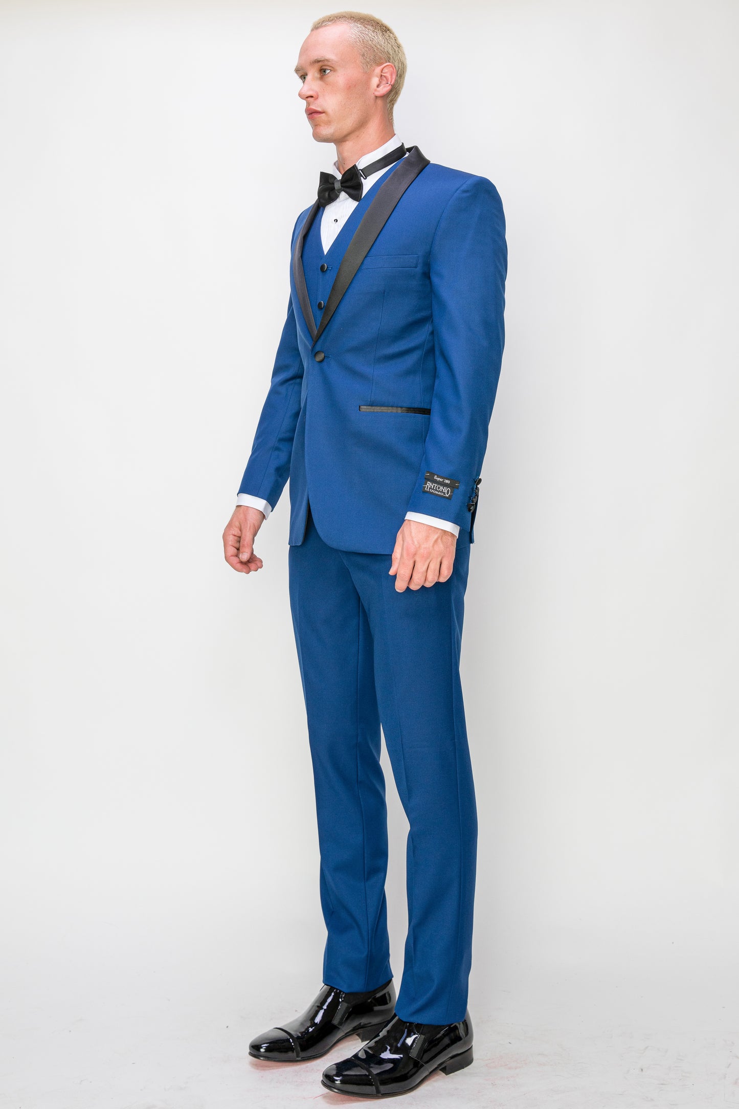 3 Piece Slim Fit Tuxedo - French Blue (1874504)