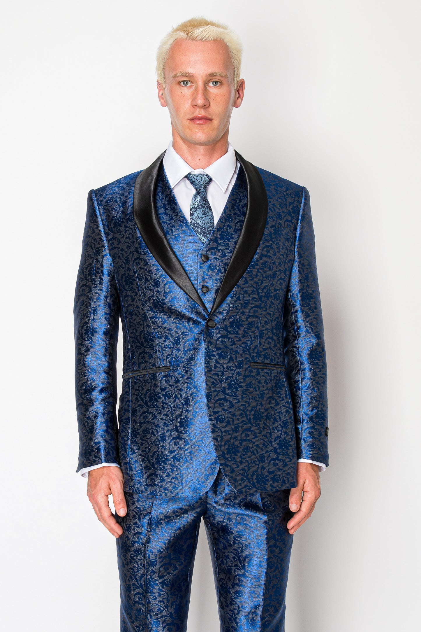 3 Piece Slim Fit Tuxedo - Blue (1803304)