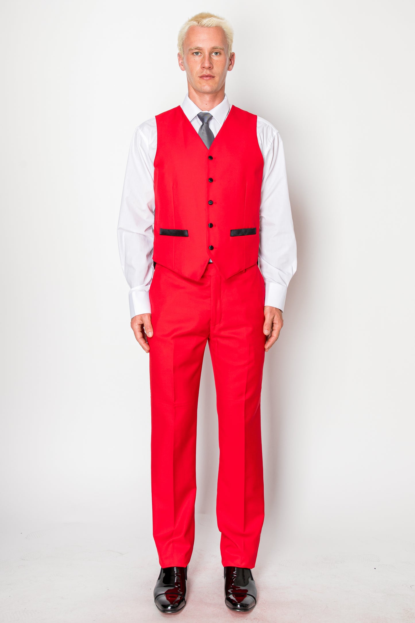 3 Piece Slim Fit Tuxedo - Red (1874508)