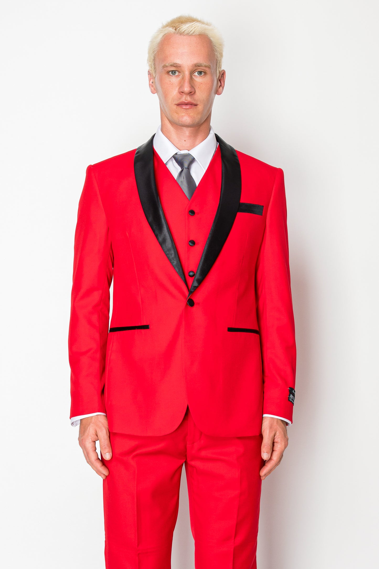3 Piece Slim Fit Tuxedo - Red (1874508)